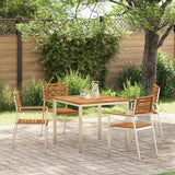 Outdoor Dining Table Brown 90 x 90 x 75 cm Solid acacia wood