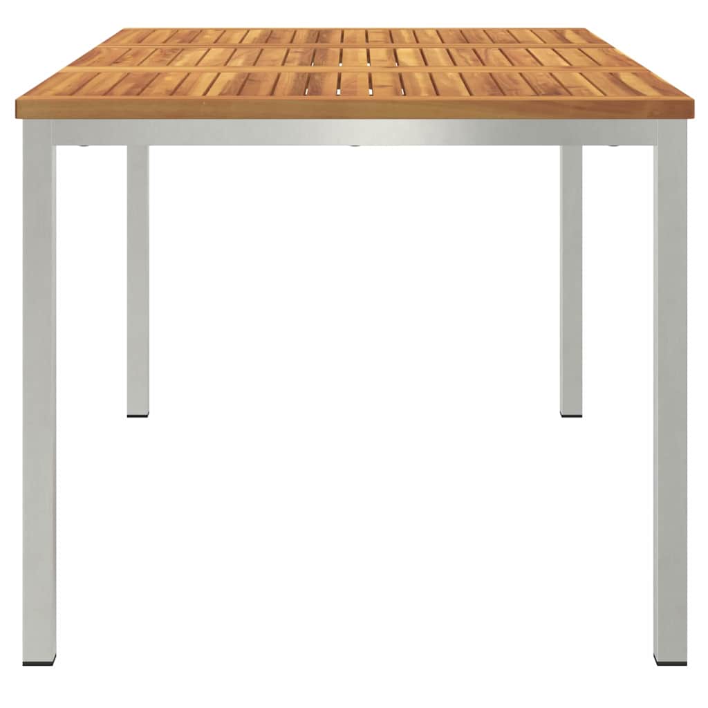 Outdoor Dining Table Brown 150 x 90 x 75 cm Solid acacia wood