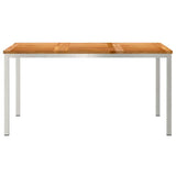 OutdoorDiningTable Brown 150x90x75cm SolidTeakwood