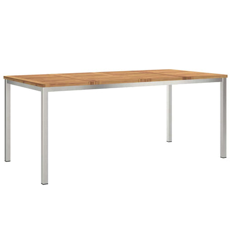 Outdoor Dining Table Brown 180 x 90 x 75 cm Solid acacia wood
