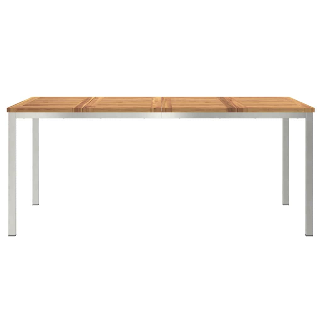 Outdoor Dining Table Brown 180 x 90 x 75 cm Solid acacia wood