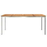 Outdoor Dining Table Brown 180 x 90 x 75 cm Solid acacia wood