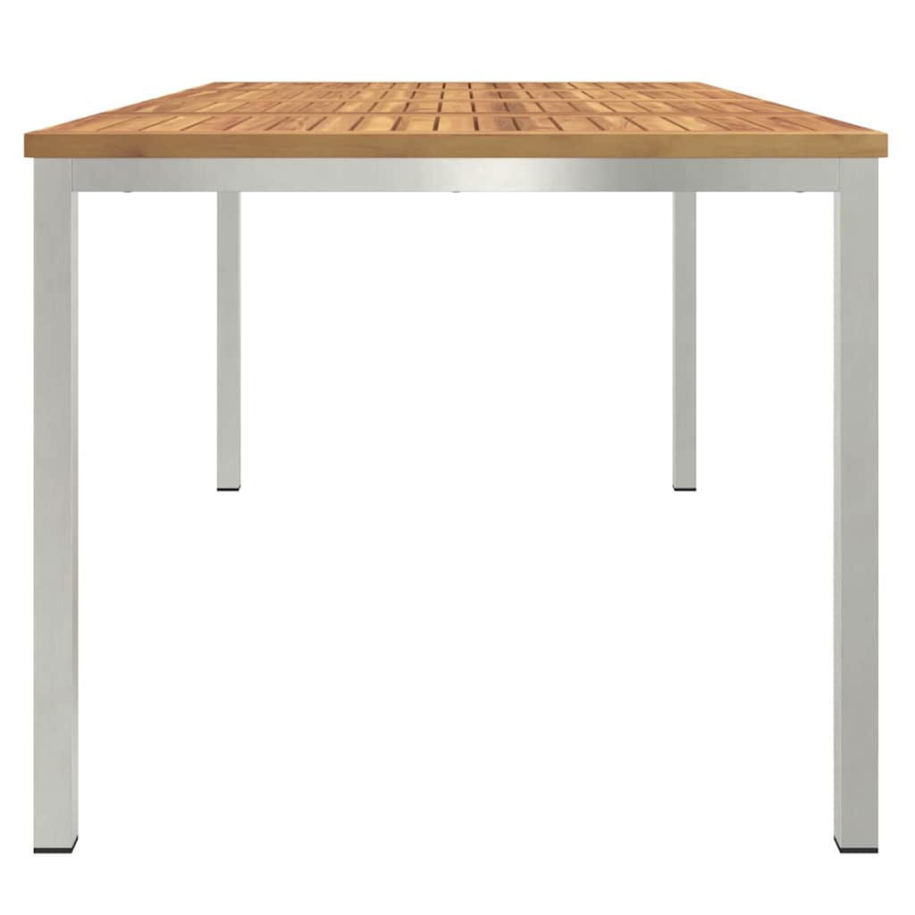 Outdoor Dining Table Brown 180 x 90 x 75 cm Solid acacia wood