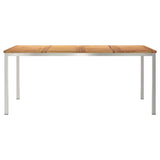 OutdoorDiningTable Brown 180x90x75cm SolidTeakwood