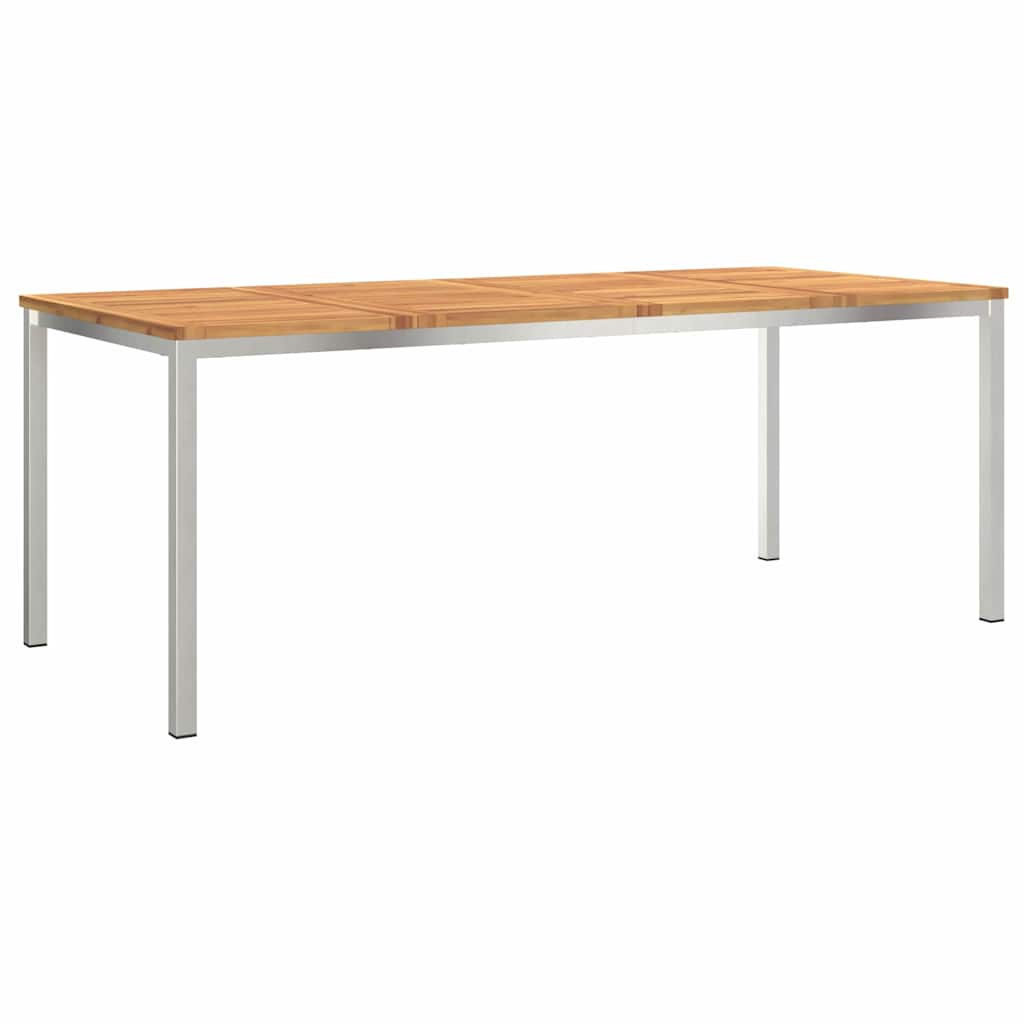 OutdoorDiningTable Brown 200x90x75cm SolidAcaciawood