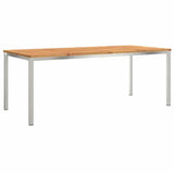 OutdoorDiningTable Brown 200x90x75cm SolidAcaciawood