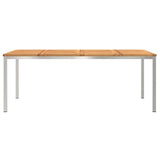 OutdoorDiningTable Brown 200x90x75cm SolidAcaciawood