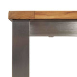 Outdoor Dining Table Brown 200 x 90 x 75 cm Solid teak wood