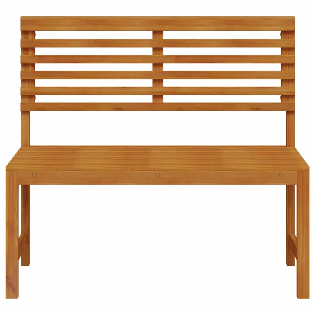 Garden Bench Brown 100 x 50 x 91cm Solid Acacia wood