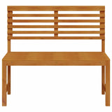 Garden Bench Brown 100 x 50 x 91cm Solid Acacia wood
