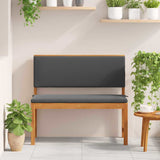 Garden Bench Brown 100 x 50 x 91cm Solid Acacia wood