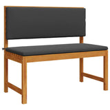 Garden Bench Brown 100 x 50 x 91cm Solid Acacia wood