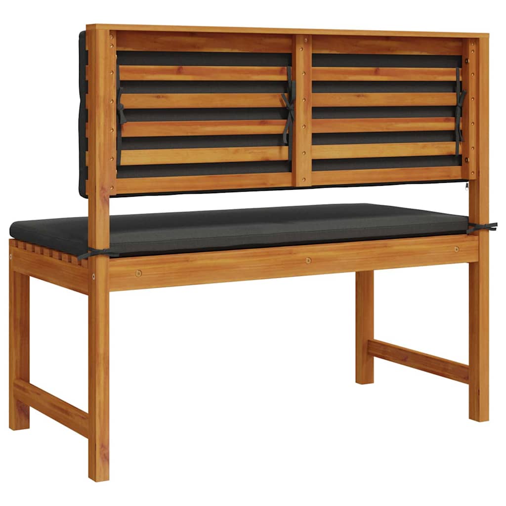 Garden Bench Brown 100 x 50 x 91cm Solid Acacia wood