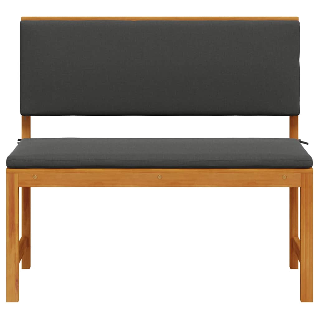 Garden Bench Brown 100 x 50 x 91cm Solid Acacia wood