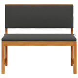 Garden Bench Brown 100 x 50 x 91cm Solid Acacia wood