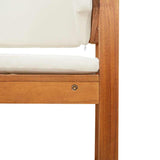 Garden Chair Brown 50 x 50 x 91cm Solid Acacia wood