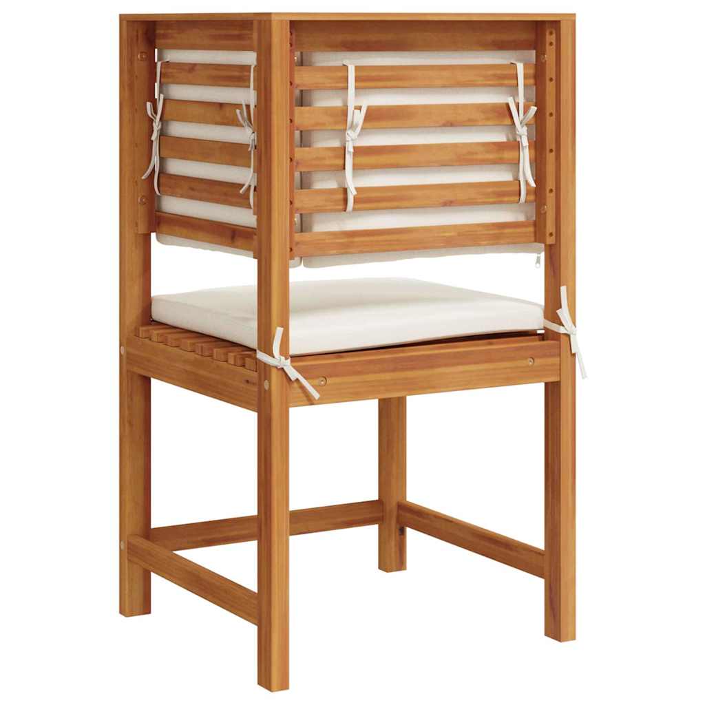 Garden Chair Brown 50 x 50 x 91cm Solid Acacia wood