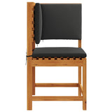 Garden Chair Brown 50 x 50 x 91cm Solid Acacia wood