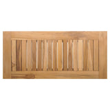 Garden Bench 2 pcs Brown Solid Teak wood