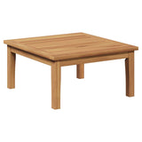 Garden Bench 2 pcs Brown Solid Teak wood