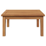 Garden Table Brown Solid Teak wood