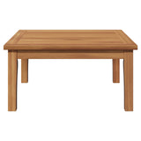 Garden Table Brown Solid Teak wood