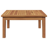 Garden Table Brown Solid Teak wood