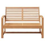 Bench Brown 110 x 65 x 76.5 cm Solid Teak Wood