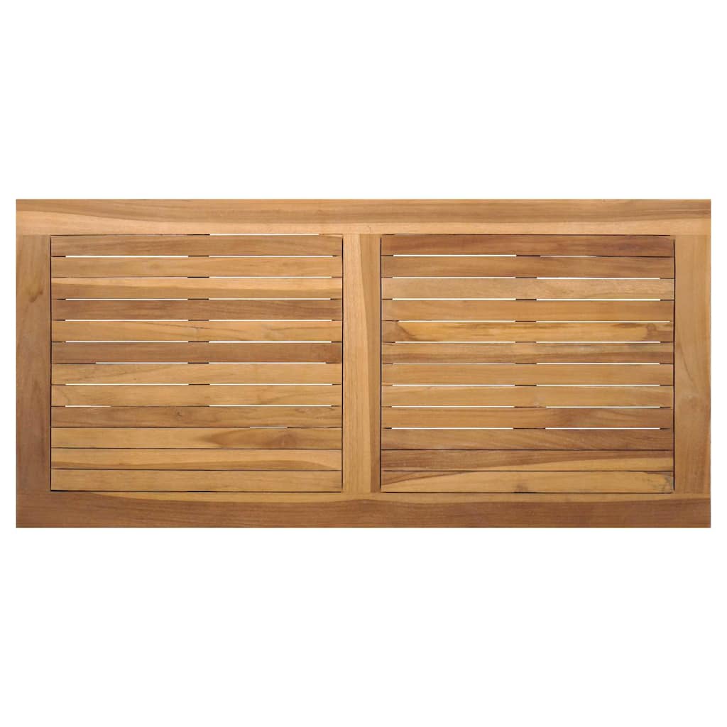 Garden Sofa Set 2 pcs Natural Solid teak wood