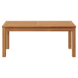 Garden Table Natural 95 x 45 x 40 cm Solid teak wood