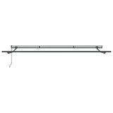 Manual Retractable Awning Burgundy 400x300 cm