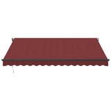 Automatic Retractable Awning Burgundy 400x300 cm