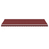 Automatic Retractable Awning Burgundy 600x300 cm