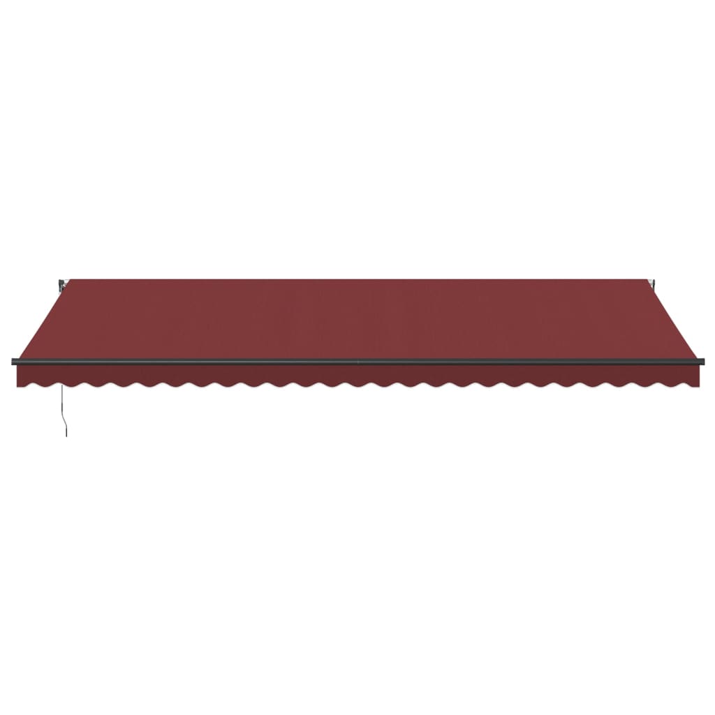 Automatic Retractable Awning Burgundy 600x300 cm