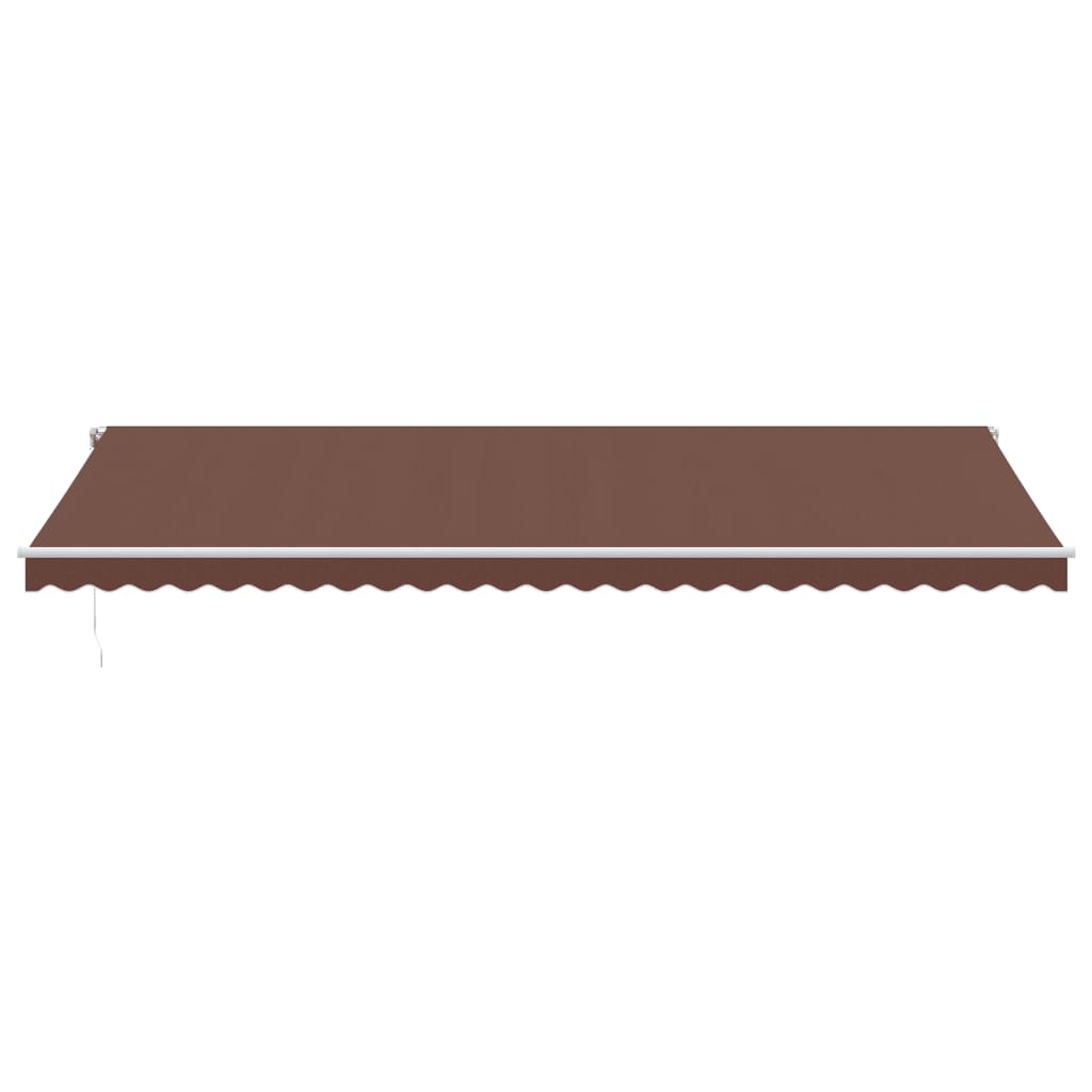 Automatic Retractable Awning Brown 600x300 cm