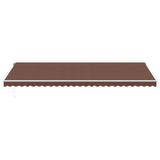 Automatic Retractable Awning Brown 600x300 cm