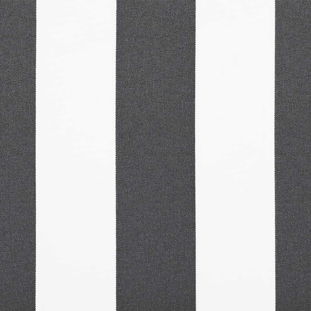 Manual Retractable Awning Anthracite and White 600x300 cm