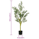 Artificial Olive Tree 450 Leaves 120 cm Green