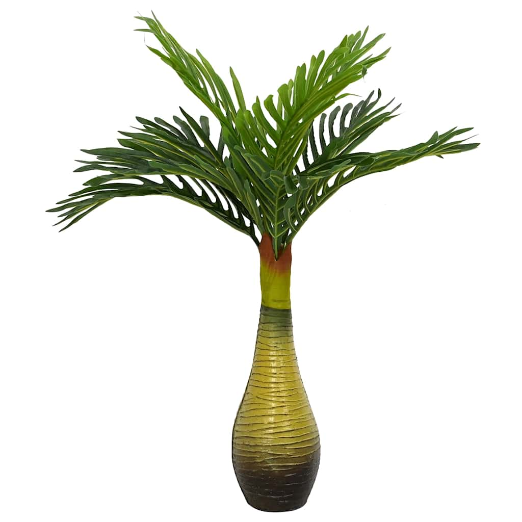 Artificial Palm Plant 9 Leaves 70 cm Green