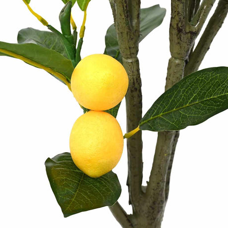 Artificial Lemon Tree 136 Leaves 120 cm Green