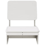 Garden Chair White 60x64x70.5 cm Solid Wood Pine