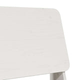 Garden Chair White 60x64x70.5 cm Solid Wood Pine