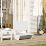 Garden Chair White 60x64x70.5 cm Solid Wood Pine