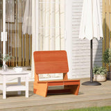 Garden Chair Wax Brown 60x64x70.5 cm Solid Wood Pine