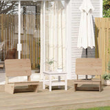 Garden Chairs 2 pcs 60x64x70.5 cm Solid Wood Pine