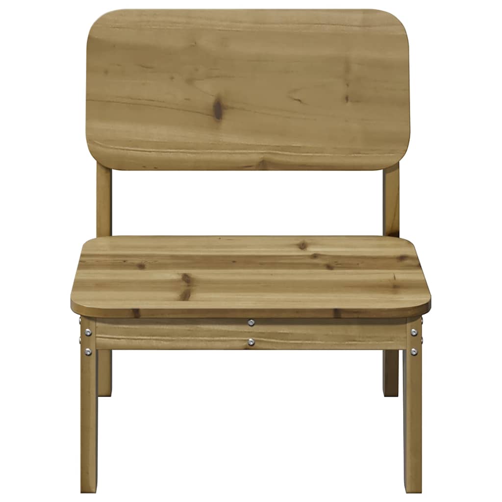 Garden Chairs 2 pcs 60x52.5x72 cm Impregnated Wood Pine