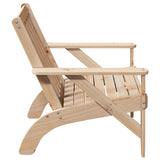 Garden Adirondack Chair 75x77x77 cm Solid Wood Pine