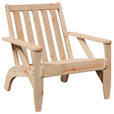 Garden Adirondack Chairs 2 pcs 75x77x77 cm Solid Wood Pine