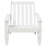 Garden Adirondack Chairs 2 pcs White 75x77x77 cm Solid Wood Pine