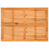 Garden Table with Acacia Wood Top Black 105x75x72 cm Poly Rattan